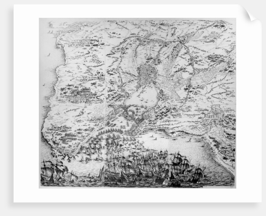 Siege of La Rochelle by Jacques Callot