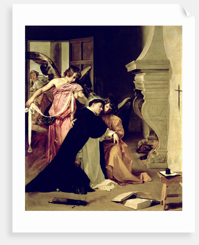 Temptation of St.Thomas Aquinas by Diego Rodriguez de Silva y Velazquez