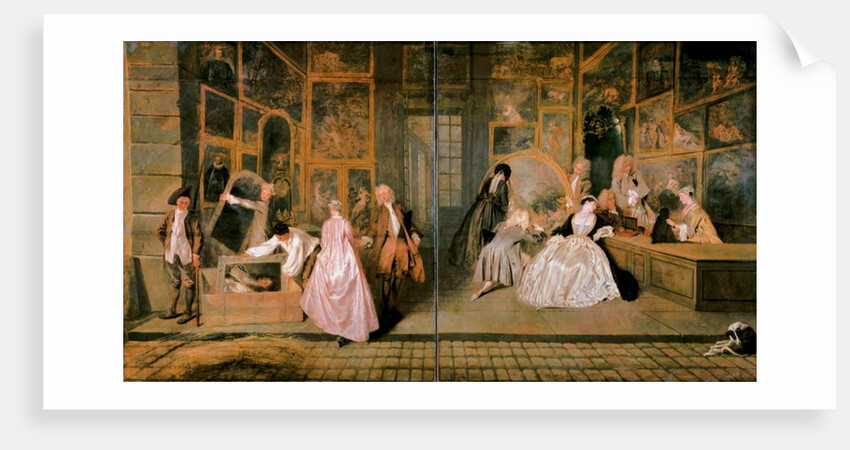 The Shop Sign of Gersaint, 1721 by Jean Antoine Watteau