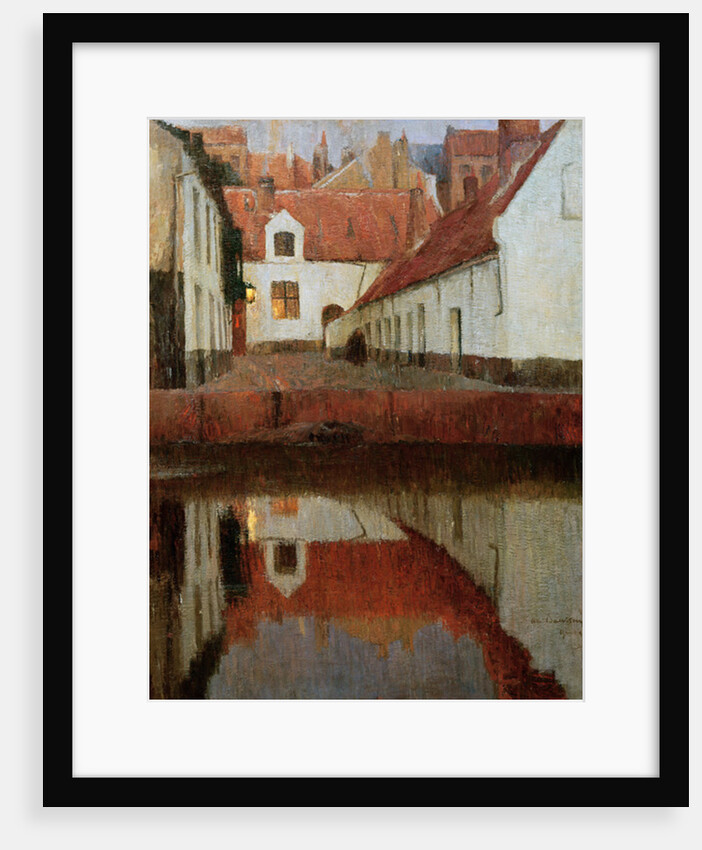 Little Town on the Edge of the Water, at Dusk, 1899 by Albert Baertsoen