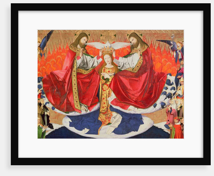 The Coronation of the Virgin, completed 1454 by Enguerrand Quarton