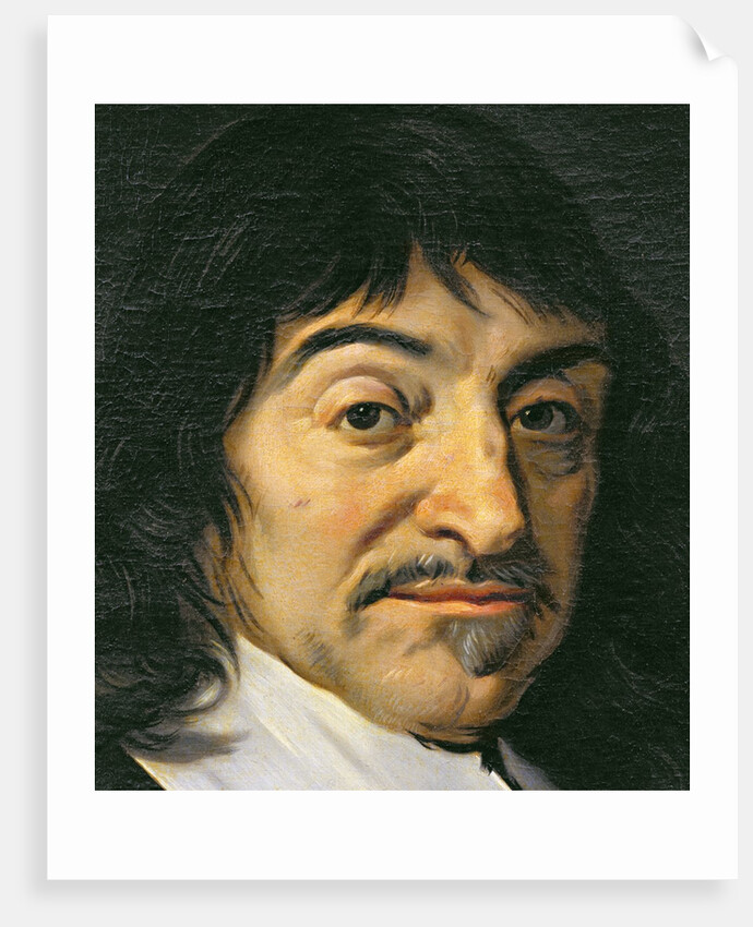 Portrait of Rene Descartes c.1649 by Frans Hals