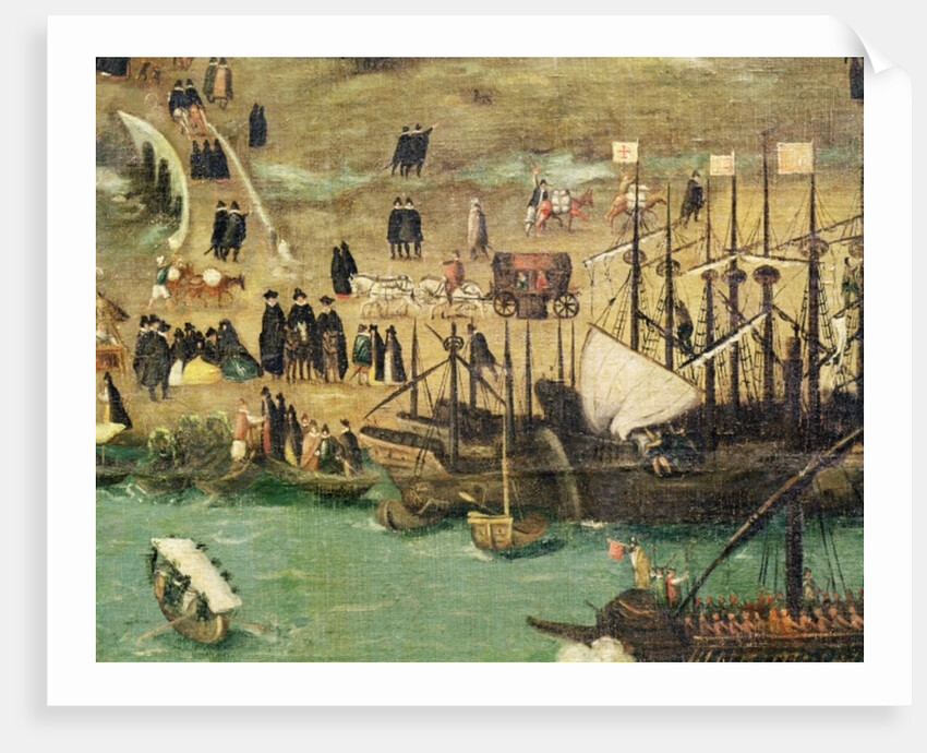 The Port of Seville, c.1590 by Alonso Sanchez Coello