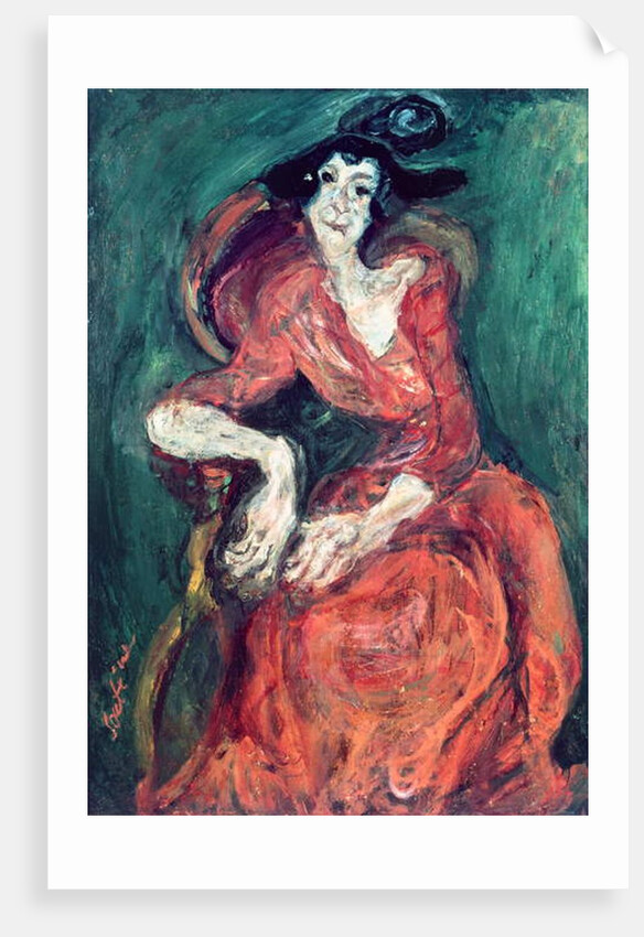 Woman in Red, 1922 by Chaim Soutine