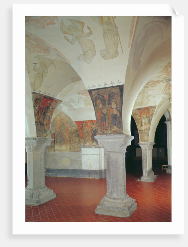 View of the crypt church by Anonymous