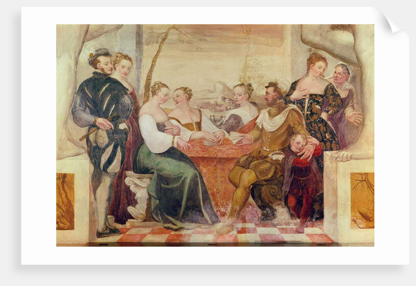 The Card Game, 1570 by Italian School