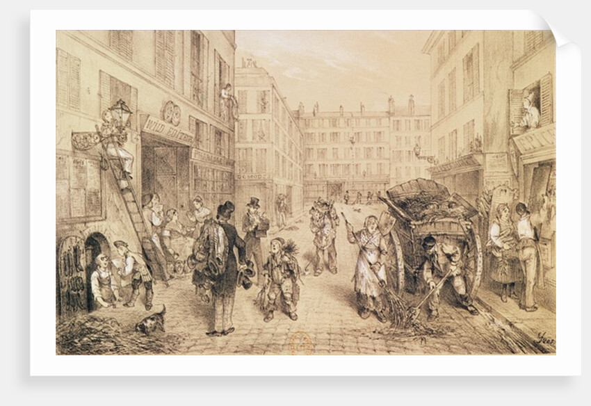 Scenes and Morals of Paris by French School