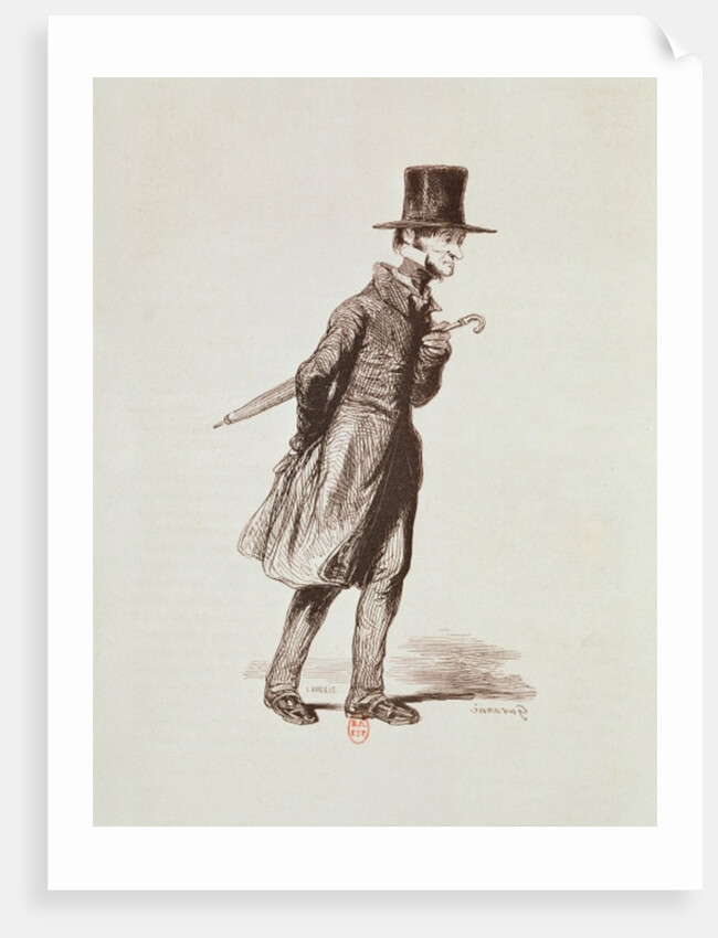 The Employee by Paul Gavarni