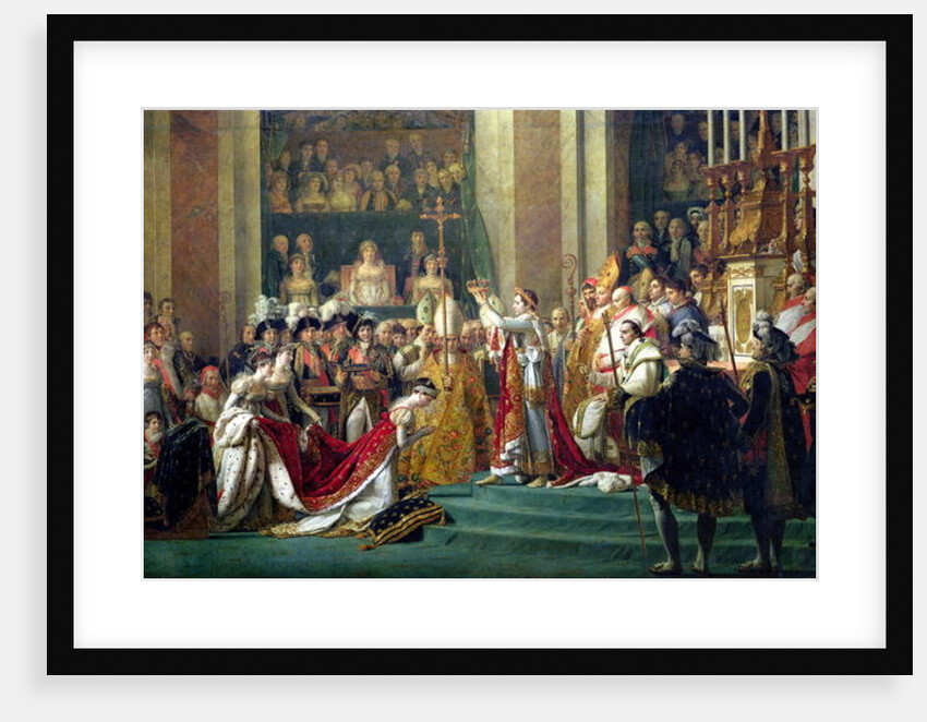 The Consecration of the Emperor Napoleon and the Coronation of the Empress Josephine, 2nd December 1804 by Jacques Louis David