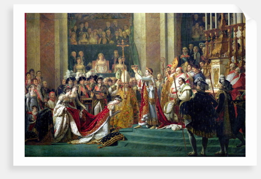 The Consecration of the Emperor Napoleon and the Coronation of the Empress Josephine, 2nd December 1804 by Jacques Louis David