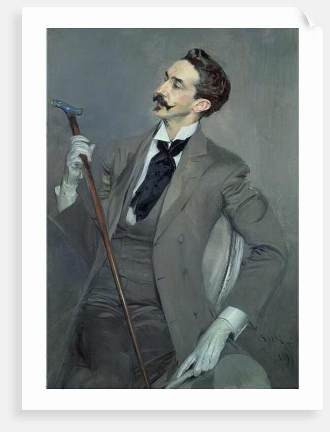 Count Robert de Montesquiou 1897 by Giovanni Boldini