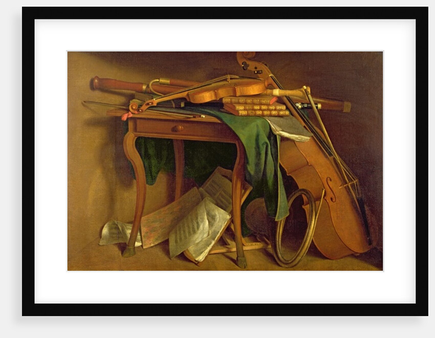 The Musician's Table, c.1760 by Henri Roland de la Porte