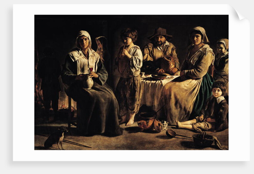 Peasant Family in an Interior, c.1643 by Louis Le Nain