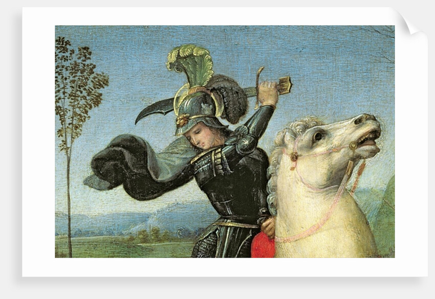 St. George Struggling with the Dragon, c.1503-05 by Raphael