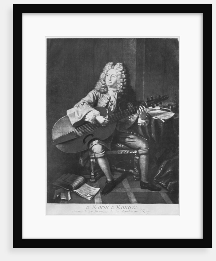 Marin Marais, 1704 by Andre Bouys