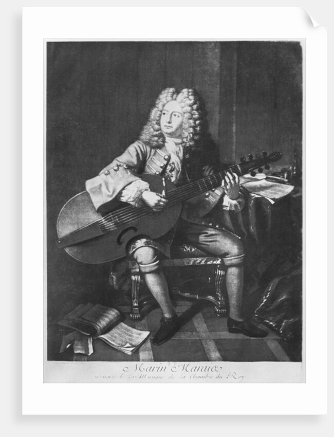 Marin Marais, 1704 by Andre Bouys
