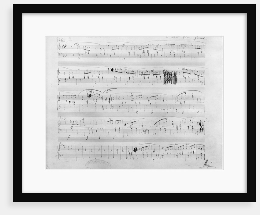 Ms.117, Waltz in F minor, Opus 70, Number 2, dedicated to Elise Gavard by Frederic Chopin