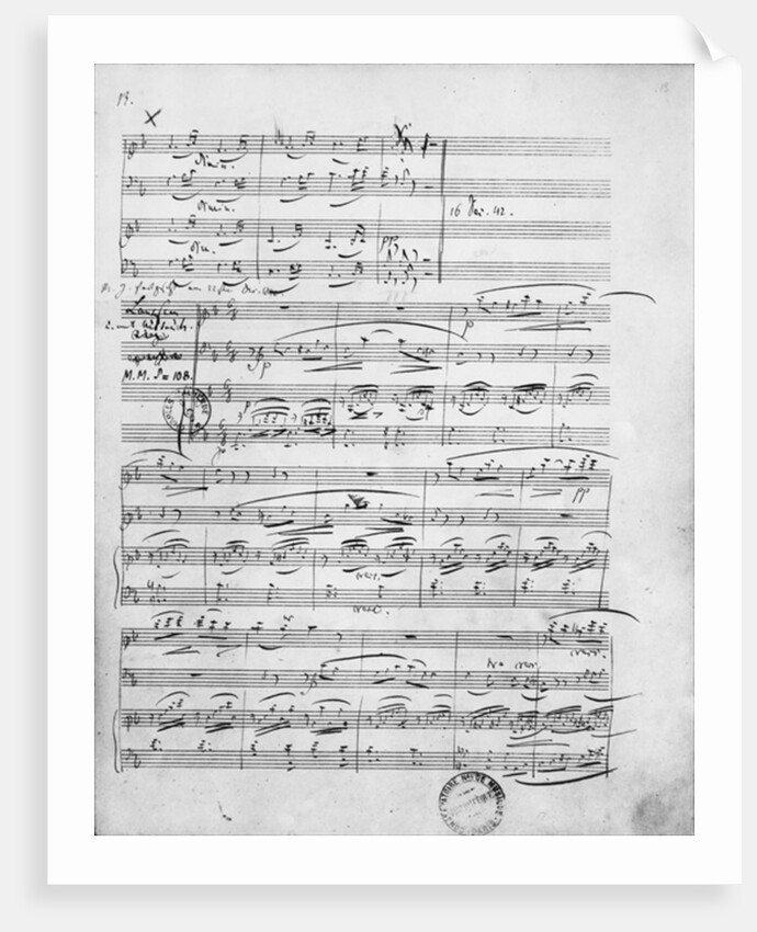 Ms.312, Phantasiestucke, Opus 88, for piano, violin and cello, 1842 by Robert Schumann