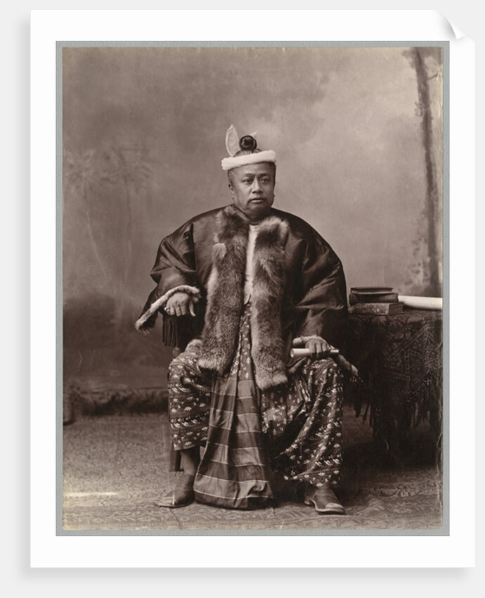 Burmese magistrate, late 19th century by English Photographer
