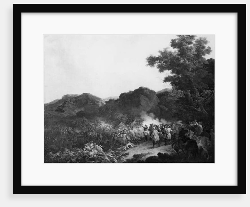 The Battle of Lens, against the Spanish army, 20 August 1648 by Francesco Giuseppe Casanova
