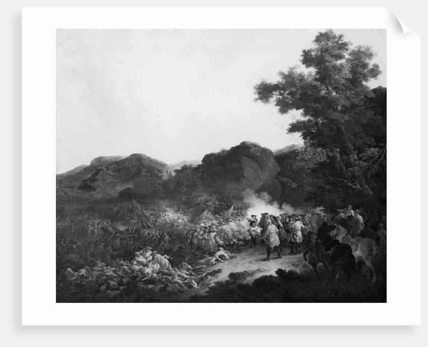 The Battle of Lens, against the Spanish army, 20 August 1648 by Francesco Giuseppe Casanova