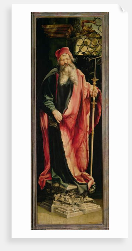 St. Anthony the Hermit by Matthias Grunewald
