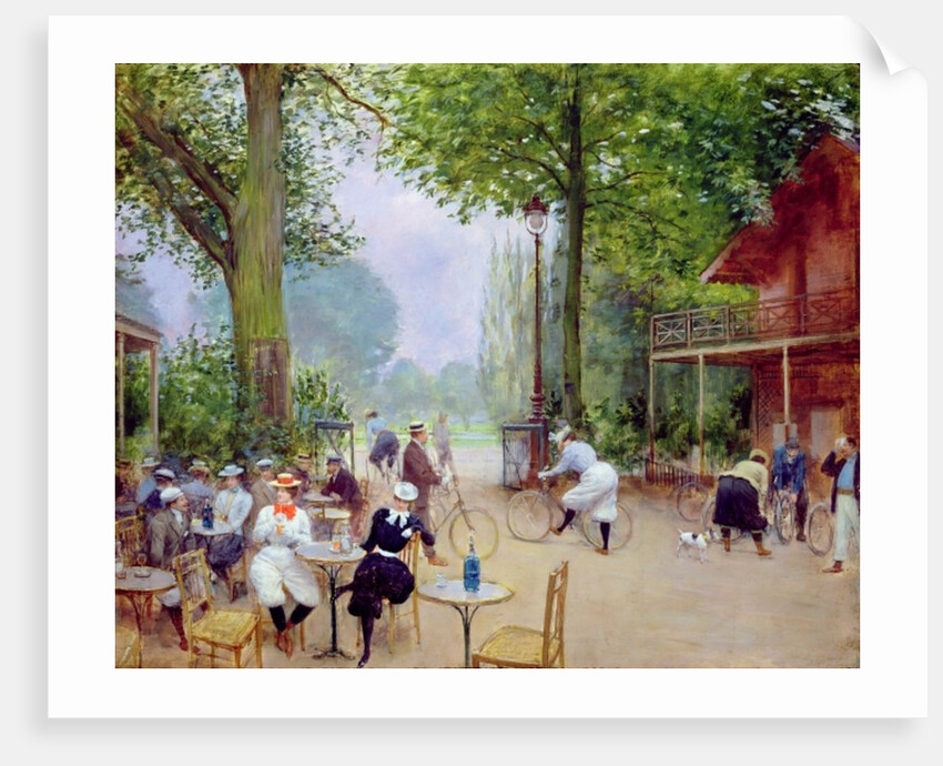 The Chalet du Cycle in the Bois de Boulogne by Jean Beraud