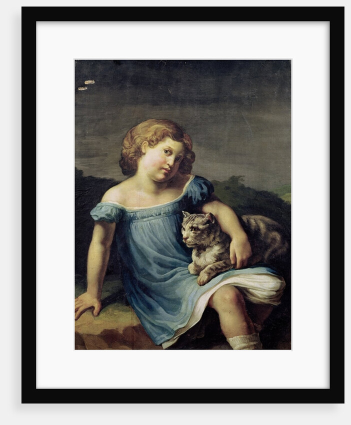 Portrait of Louise Vernet as a Child, 1818-19 by Theodore Gericault