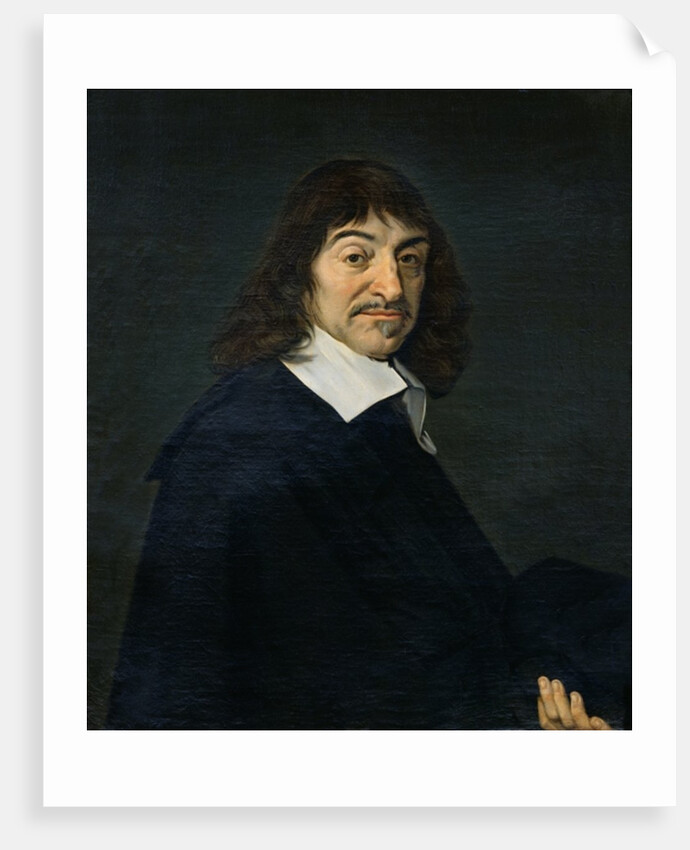 Portrait of Rene Descartes c.1649 by Frans Hals