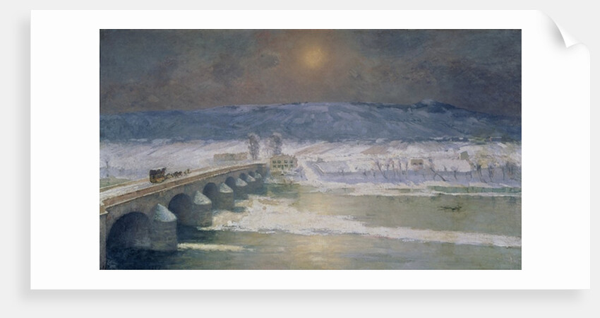 The Snow in the Auvergne, 1886 by Albert-Charles Lebourg