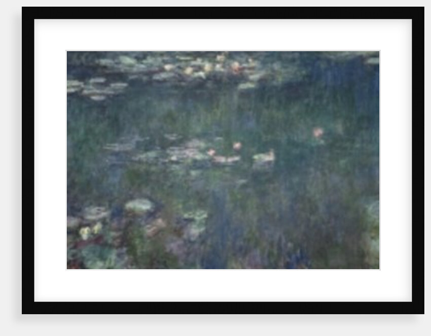 Waterlilies: Green Reflections, 1914-18 by Claude Monet