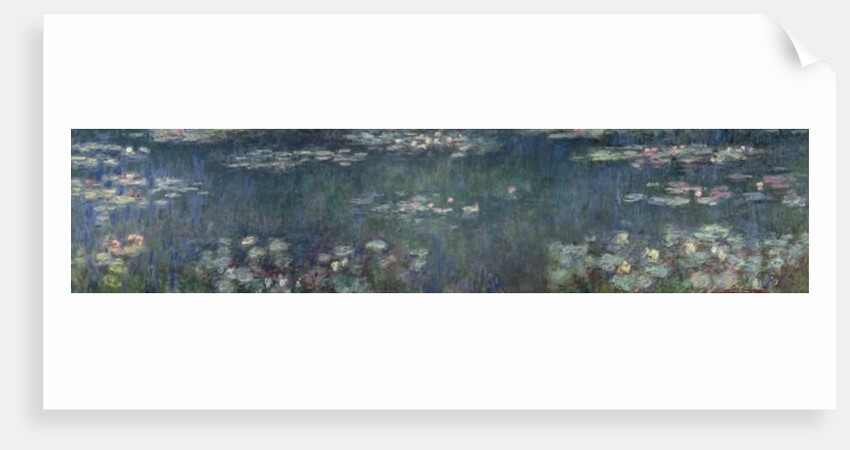 Waterlilies: Green Reflections, 1914-18 by Claude Monet