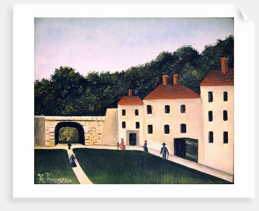 Walkers in a Park, 1908 by Henri J.F. Rousseau