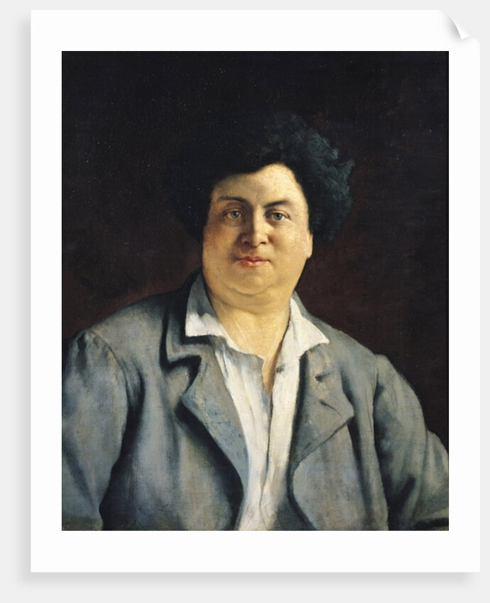 Portrait of Alexandre Dumas pere, 1878 by Charles-Alphonse-Paul Bellay