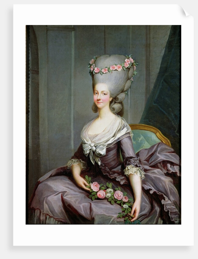 Marie-Therese de Savoie-Carignan Princess of Lamballe by Antoine Francois Callet