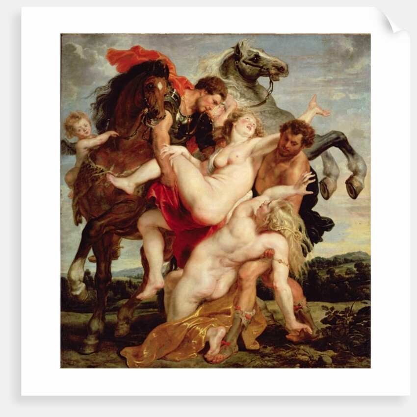 The Rape of the Daughters of Leucippus, 1618 by Peter Paul Rubens