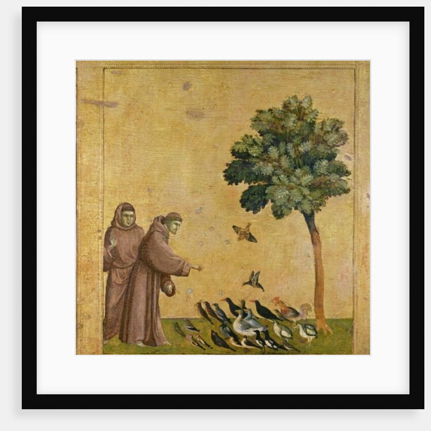 St. Francis of Assisi preaching to the birds, 1299 by Giotto (c.1266-1337)
