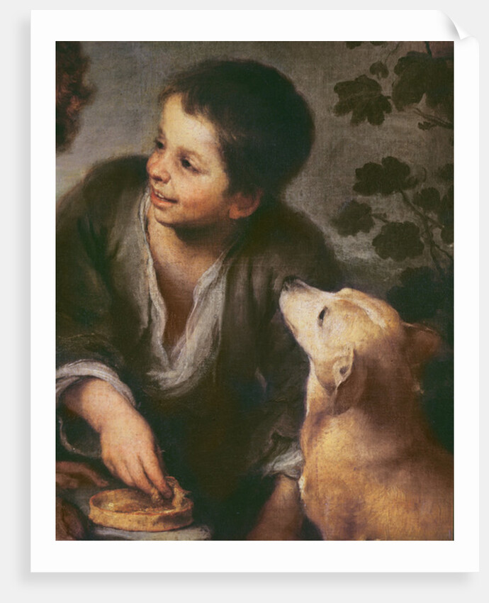 Detail of Children Eating a Pie, 1670-75 by Bartolome Esteban Murillo