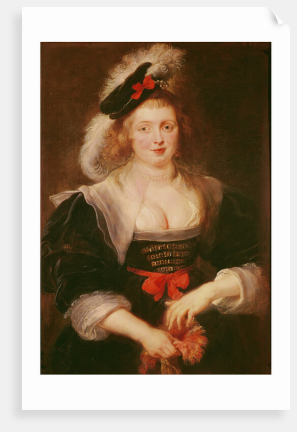 Portrait of Helene Fourment with gloves, c.1632 by Peter Paul Rubens