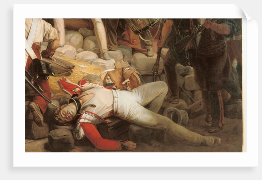 Fighting at the Hotel de Ville, 28th July 1830, 1833 by Jean Victor Schnetz