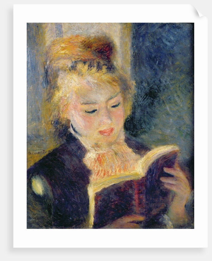 Girl Reading, 1874 by Pierre Auguste Renoir