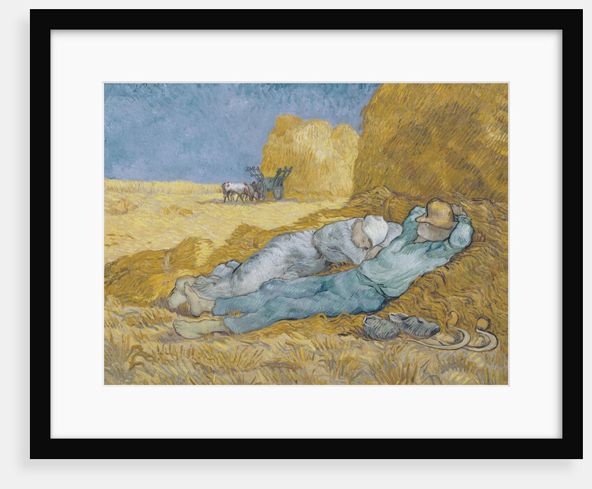 Noon, or The Siesta, after Millet, 1890 by Vincent van Gogh