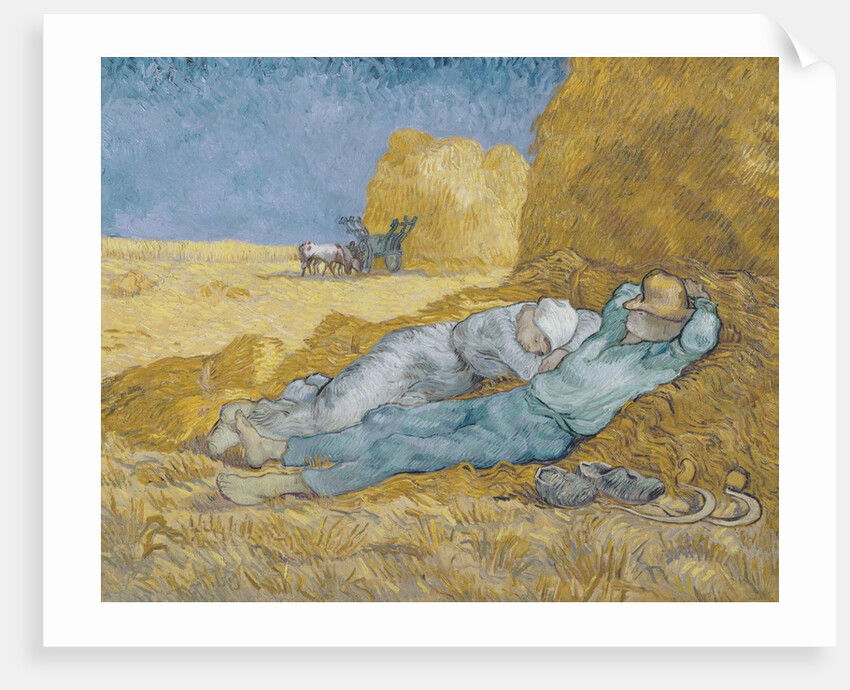 Noon, or The Siesta, after Millet, 1890 by Vincent van Gogh