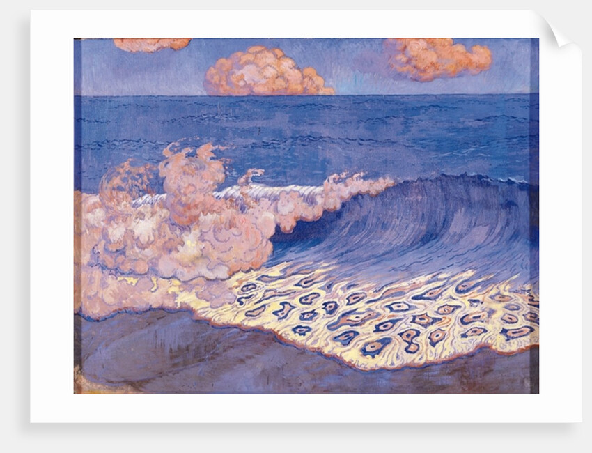 Blue seascape, Wave Effect, c.1893 by Georges Lacombe