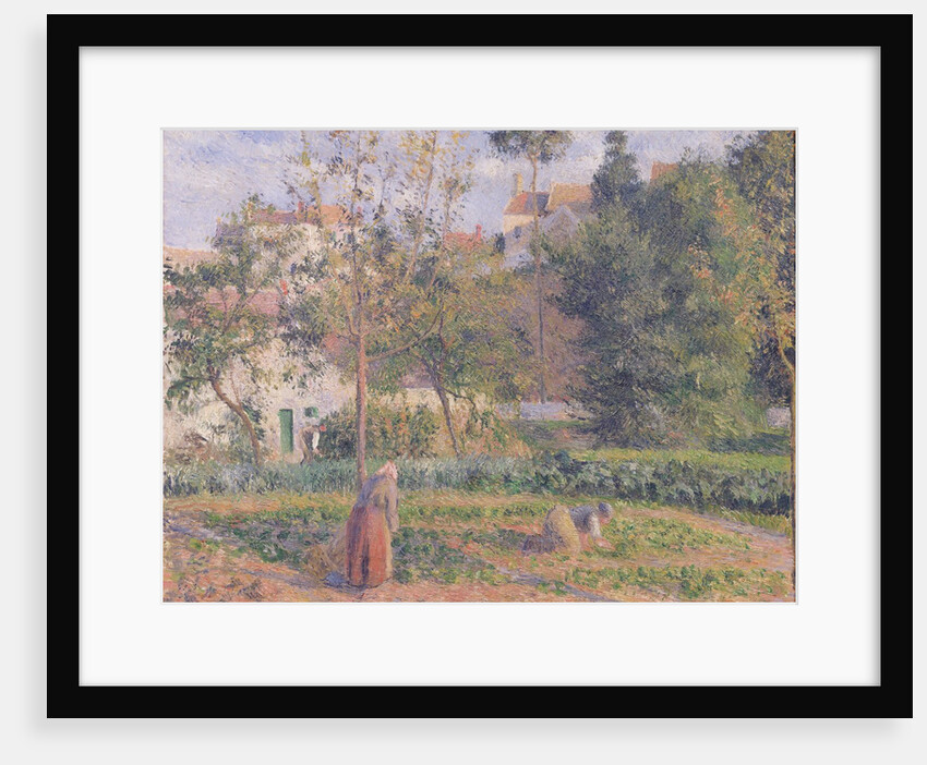 Vegetable Garden at the Hermitage, Pontoise, 1879 by Camille Pissarro