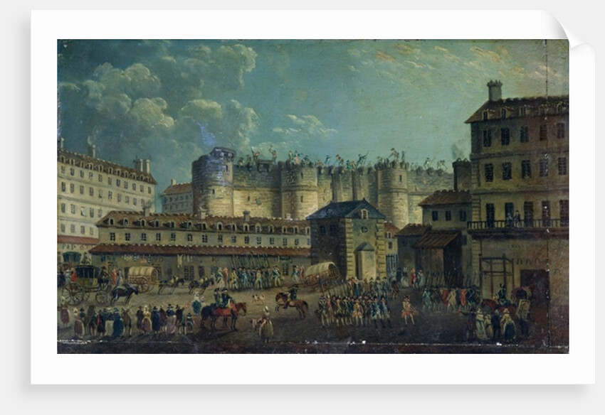 Demolition of the Bastille in 1789, c.1789 by Pierre-Antoine Demachy