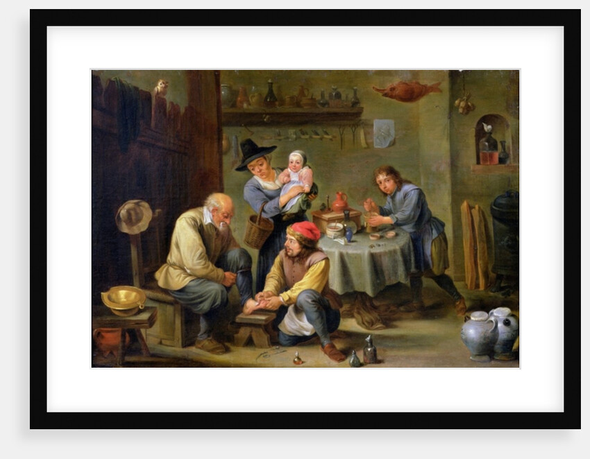 Surgeon Tending the Foot of an Old Man by David the Younger Teniers