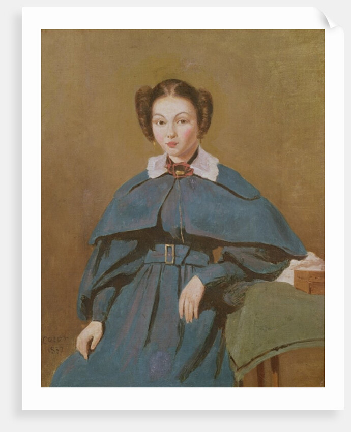 Portrait of Madame Baudot, the Artist's Niece by Jean Baptiste Camille Corot