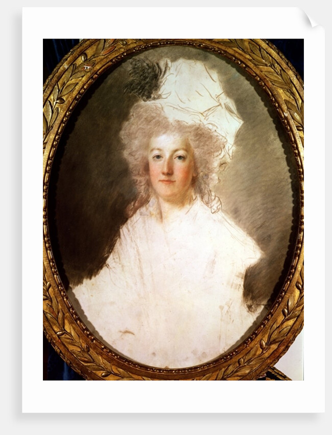 Unfinished portrait of Marie-Antoinette 1770-1819 by Alexandre Kucharski