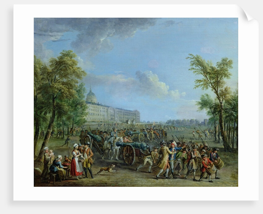 The Pillage of the Invalides, 14 July 1789 by Jean-Baptiste Lallemand